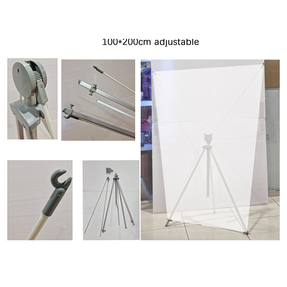 X-shaped display stand