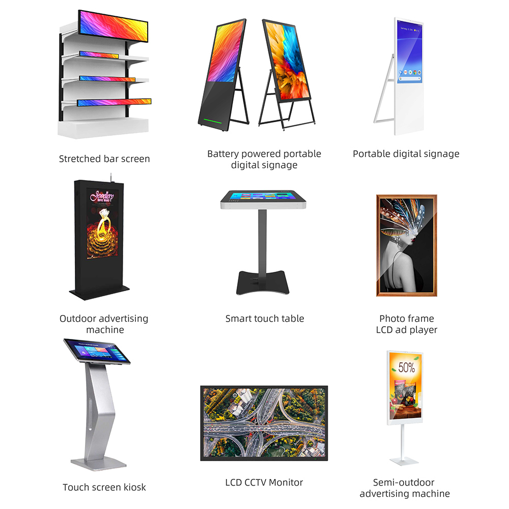 Electronics Advertasing & poster LCD product.